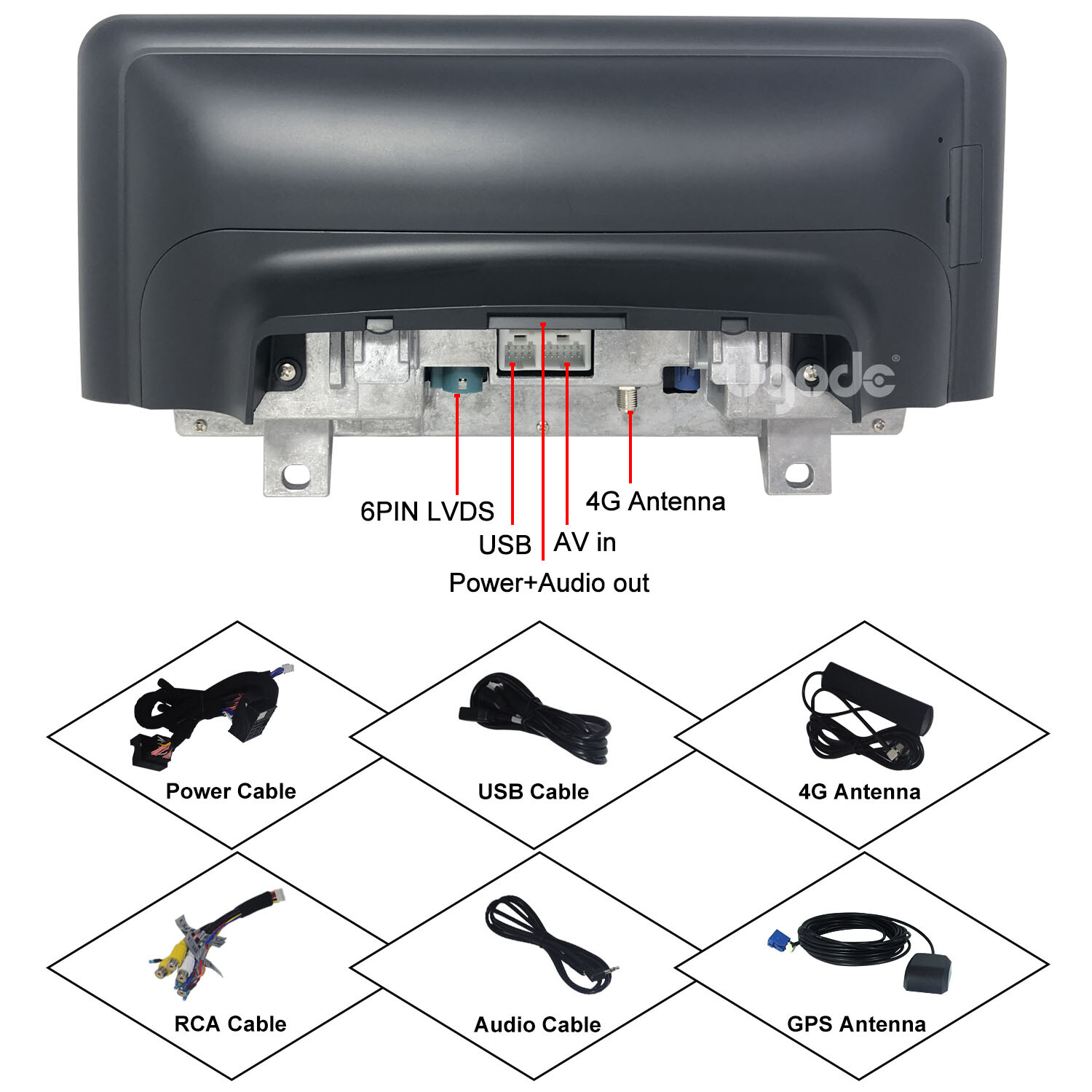 Ugode 10.25inch Android Screen CarPlay GPS BMW 3/4 Series F30 F31 2012-2017 NBT