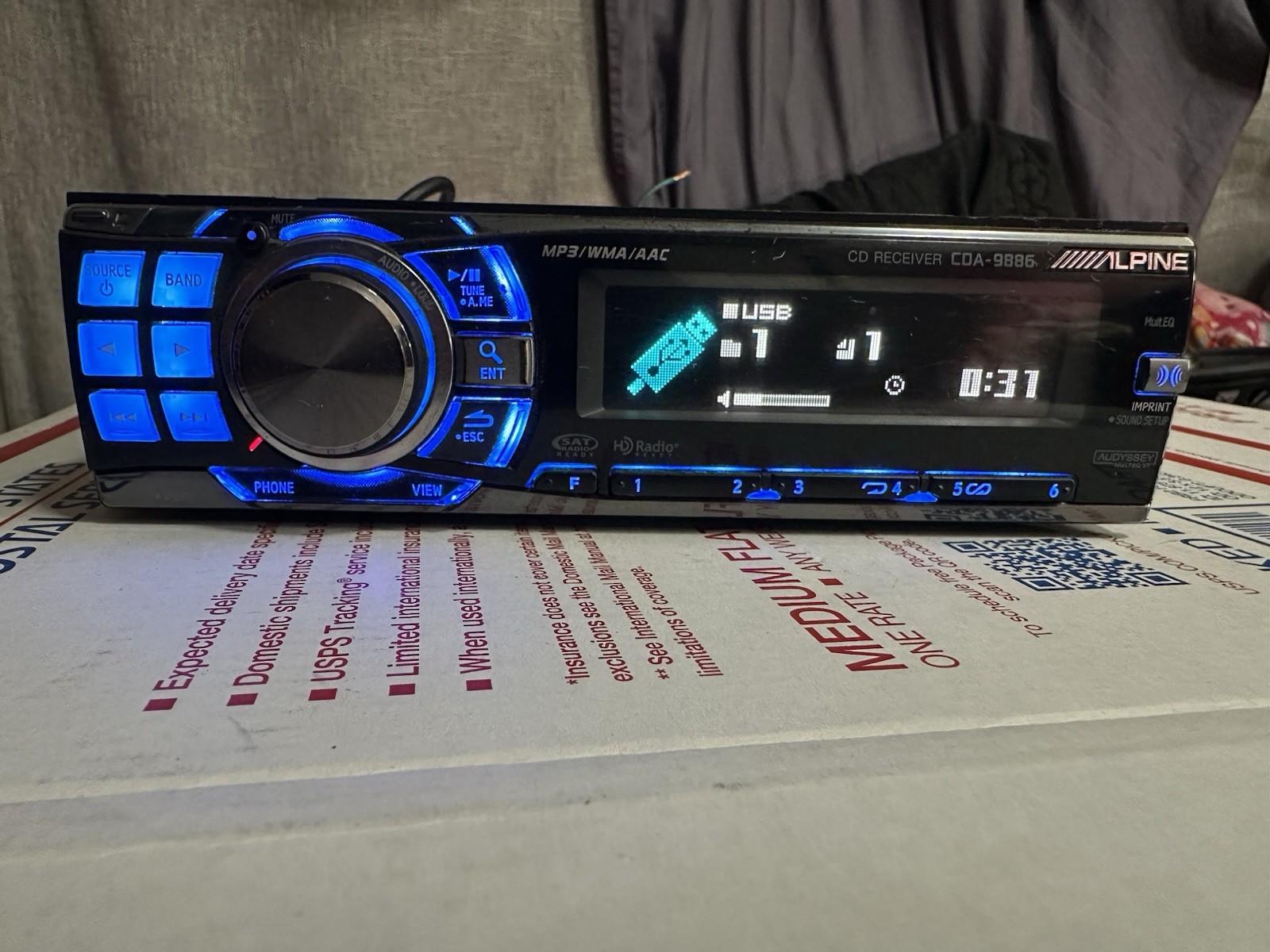 Alpine CDA-9886 USB Car Stereo