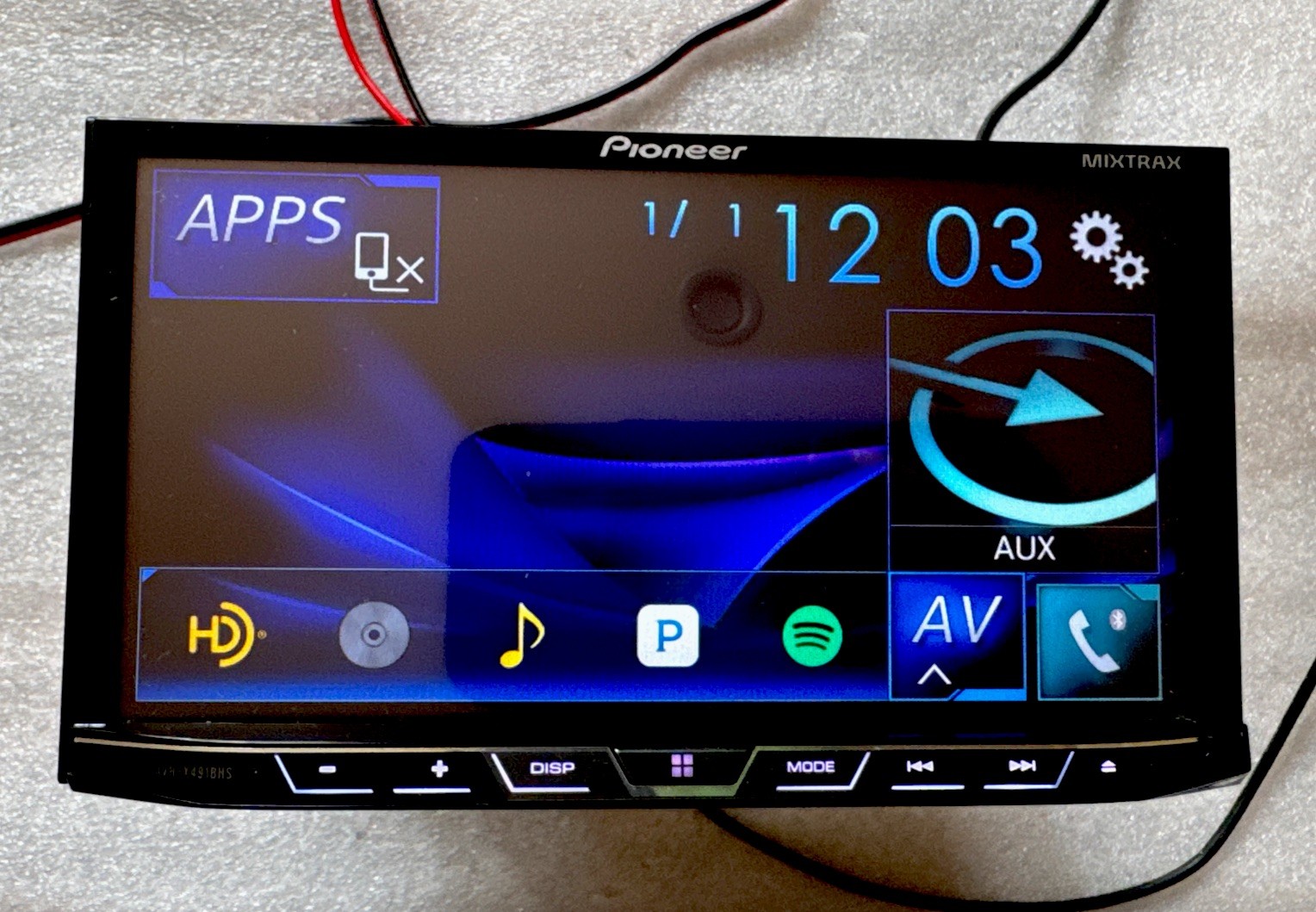 PIONEER AVH-X491BHS Bluetooth Apple Android Radio Usb Cd Dvd Player