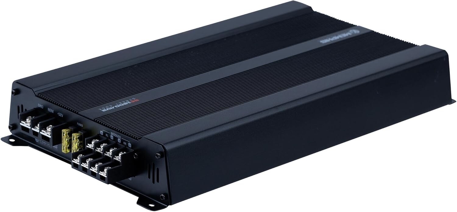 Memphis Audio SE1200.4V2 Street Edge 85W 4Channel 2Ohm, Car Audio Amplifier +KIT
