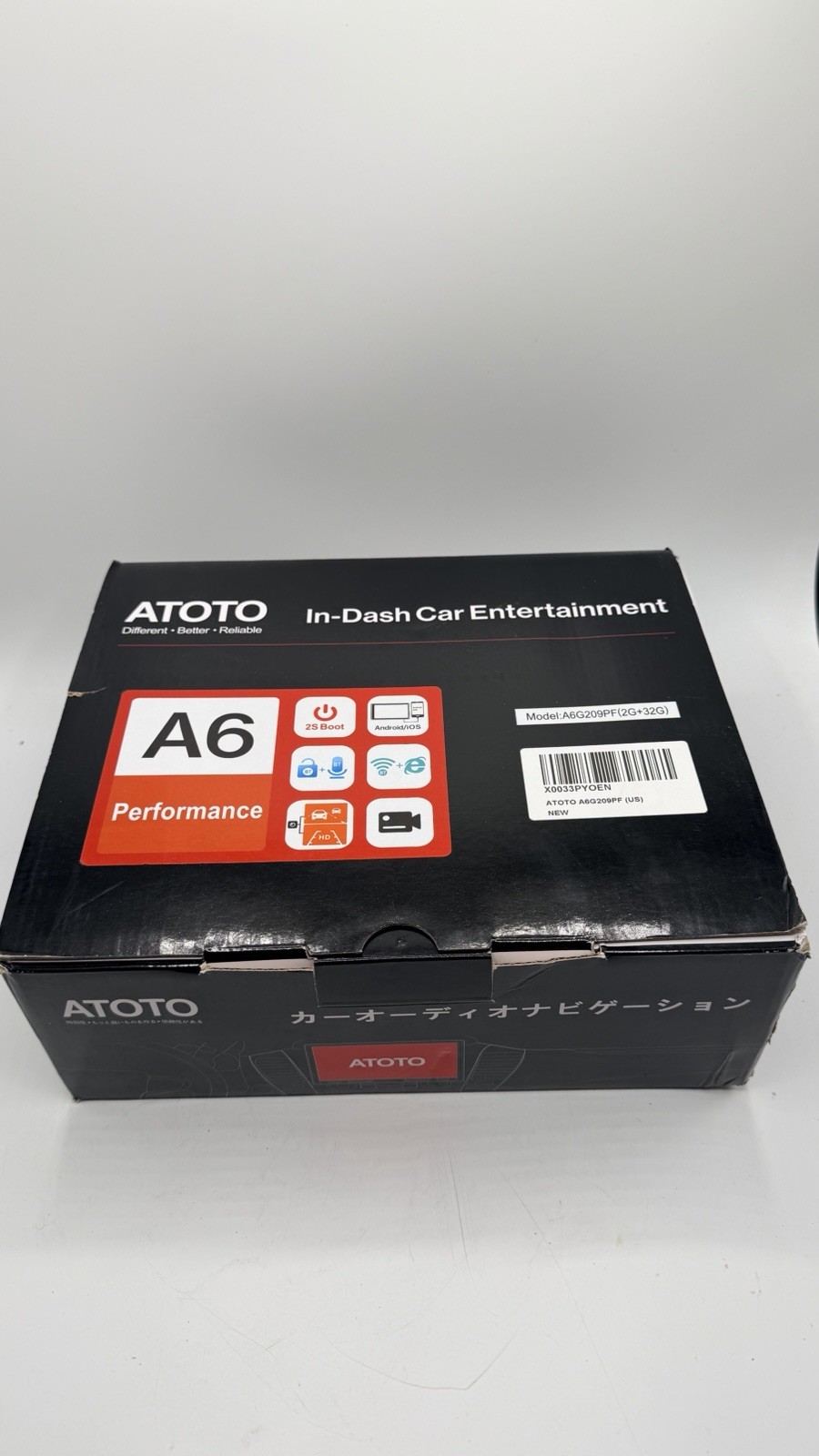 ATOTO A6G209PF 7” Car Stereo 2GB/32GB Apple CarPlay Android Auto GPS Bluetooth!