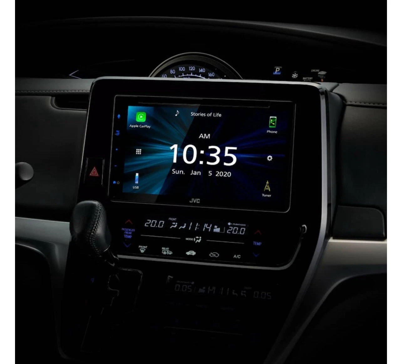 NEW JVC KW-V660BT Bluetooth CD/DVD/USB Player Apple CarPlay Android Auto 6.8″