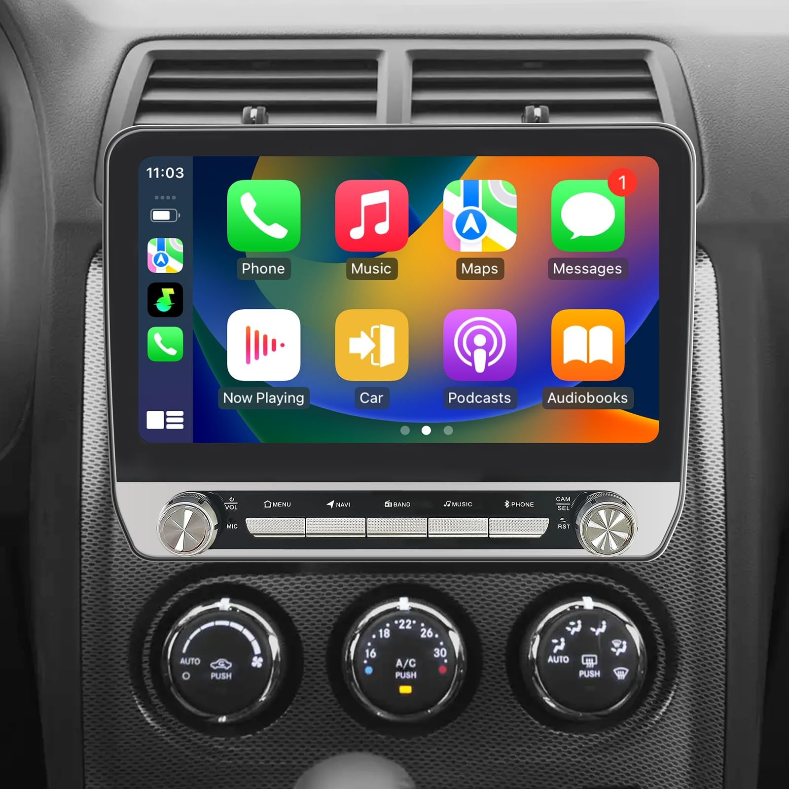 Car Radio for Dodge Challenger & Avenger 2008-2014 Stereo 4+32GB, Black
