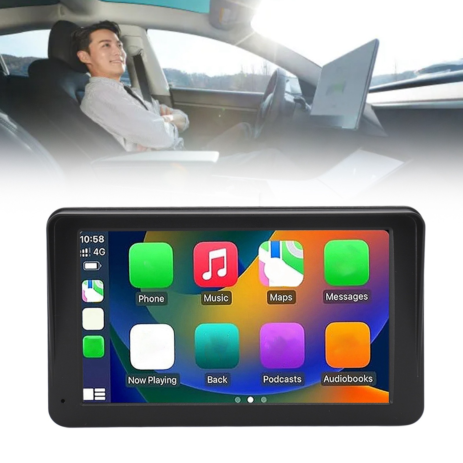 Car Stereo 7 Inch HD Touch Screen Portable Car Stereo For Mirror Link With RAGA