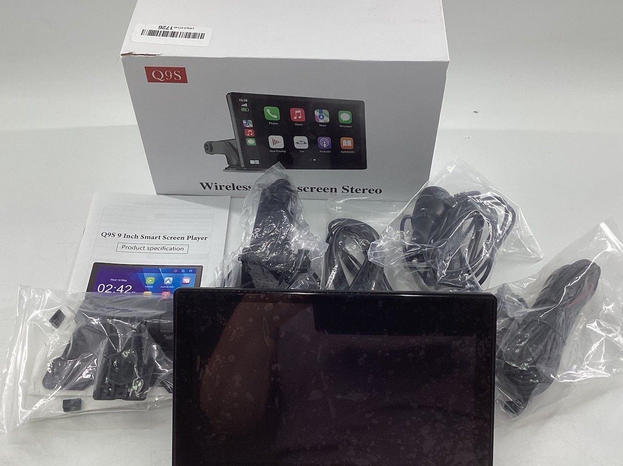Q9S Wireless CarPlay Screen For Car 7” Portable Stereo Touchscreen