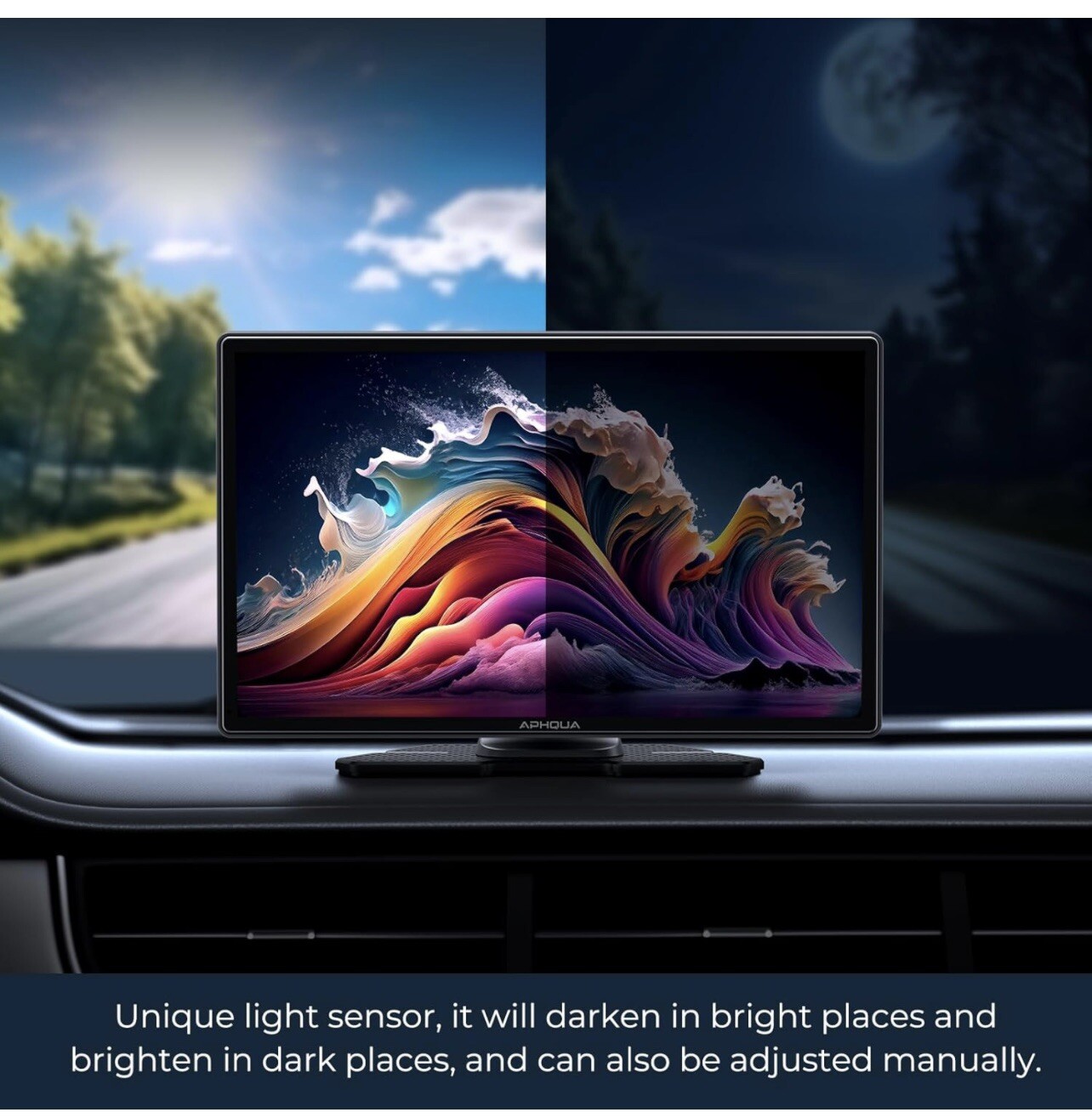 Wireless Carplay & Android Auto,Carplay Box,7” Portable Car Stereo Mirror Link