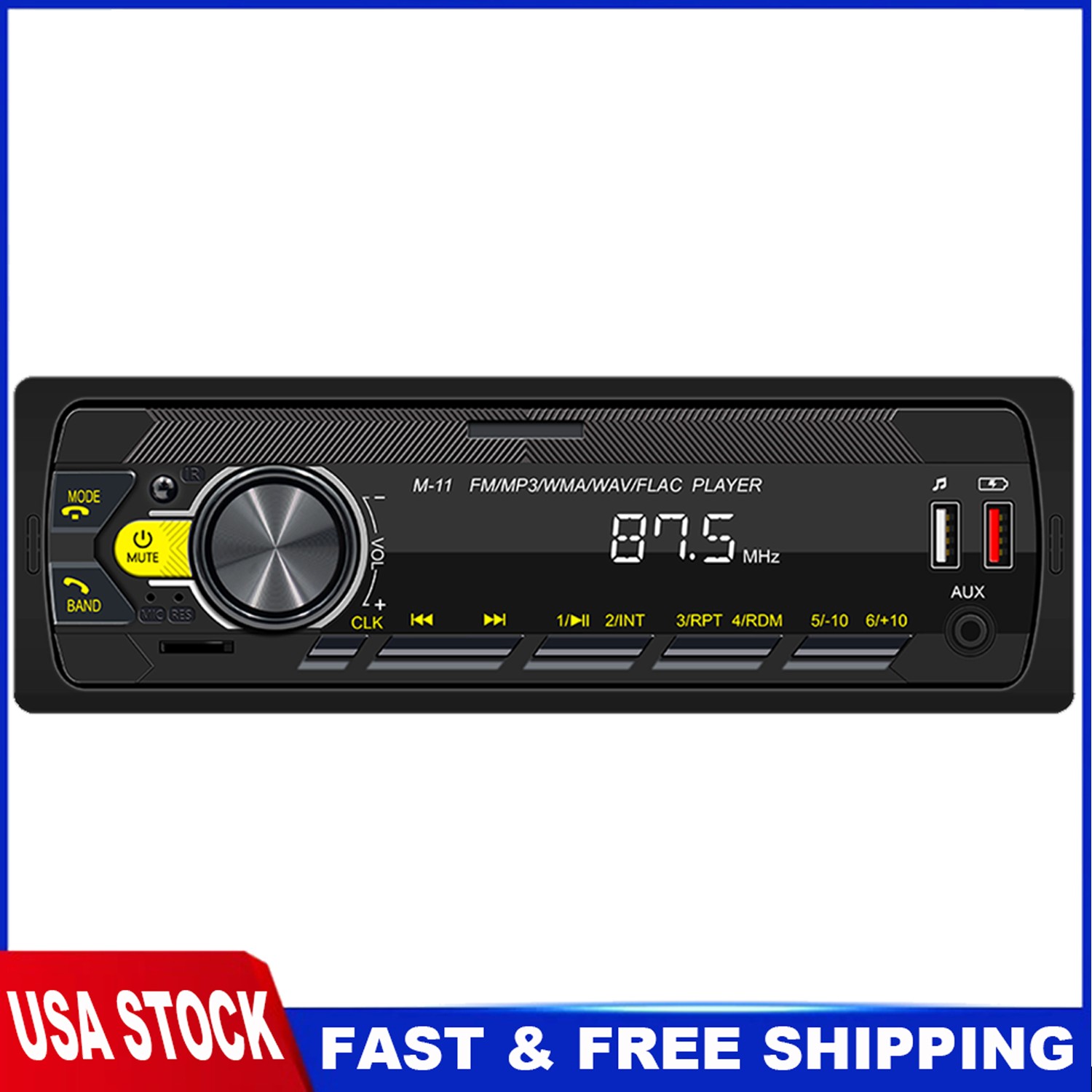 Audio Systems 616UAB Car Stereo Bluetooth MP3 USB Aux In, AM/FM Radio