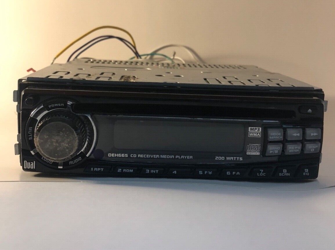 Dual Car Stereo Cd receiver Model DEH665