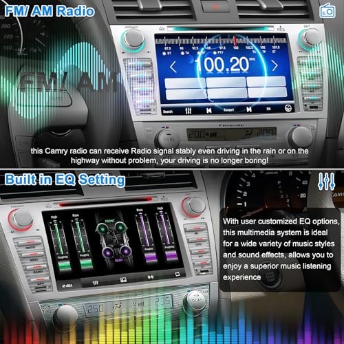 Car Radio for Camry 2006-2011 with CD/DVD Player – CarPlay & For Camry 2006-2011