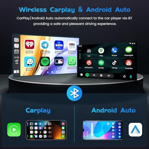 Radio for Mitsubishi Outlander 2007-2013 Android 15 CarPlay Car Stereo 4+64G