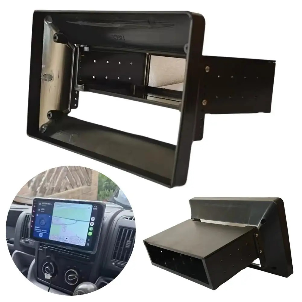 1 Din 9 /10 Inch Universal Car Stereo Radio Fascia Frame Screen Player Mp5 Navig