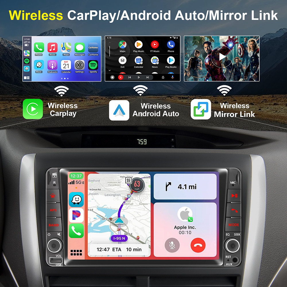For 2004 2015 2016 NISSAN TITAN 7″ APPLE CARPLAY GPS NAVI CAR RADIO STEREO SWC