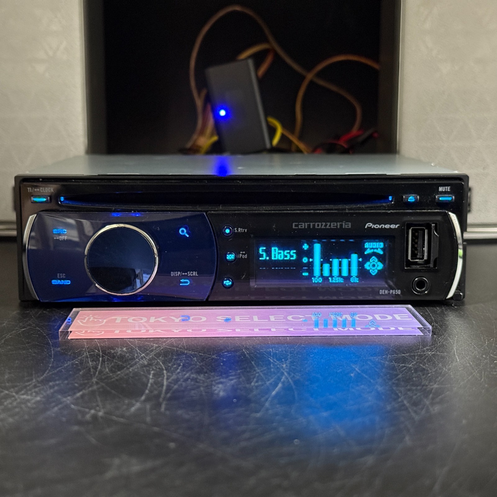 Pioneer Carrozzeria DEH-P650 1Din Car CD Player AUX USB Tested Working In Stock