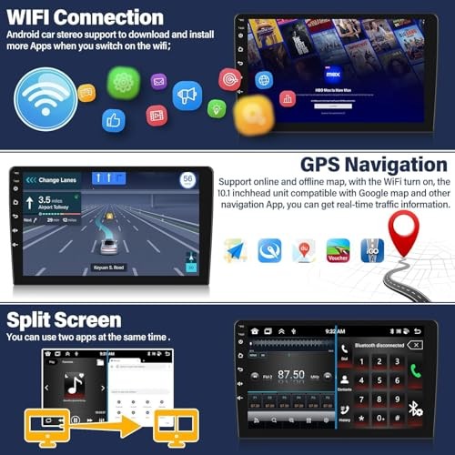 Android 15 [4-Core 64G] Car Stereo Radio for Mazda 5 2005-2010 P1-4CORE+64G