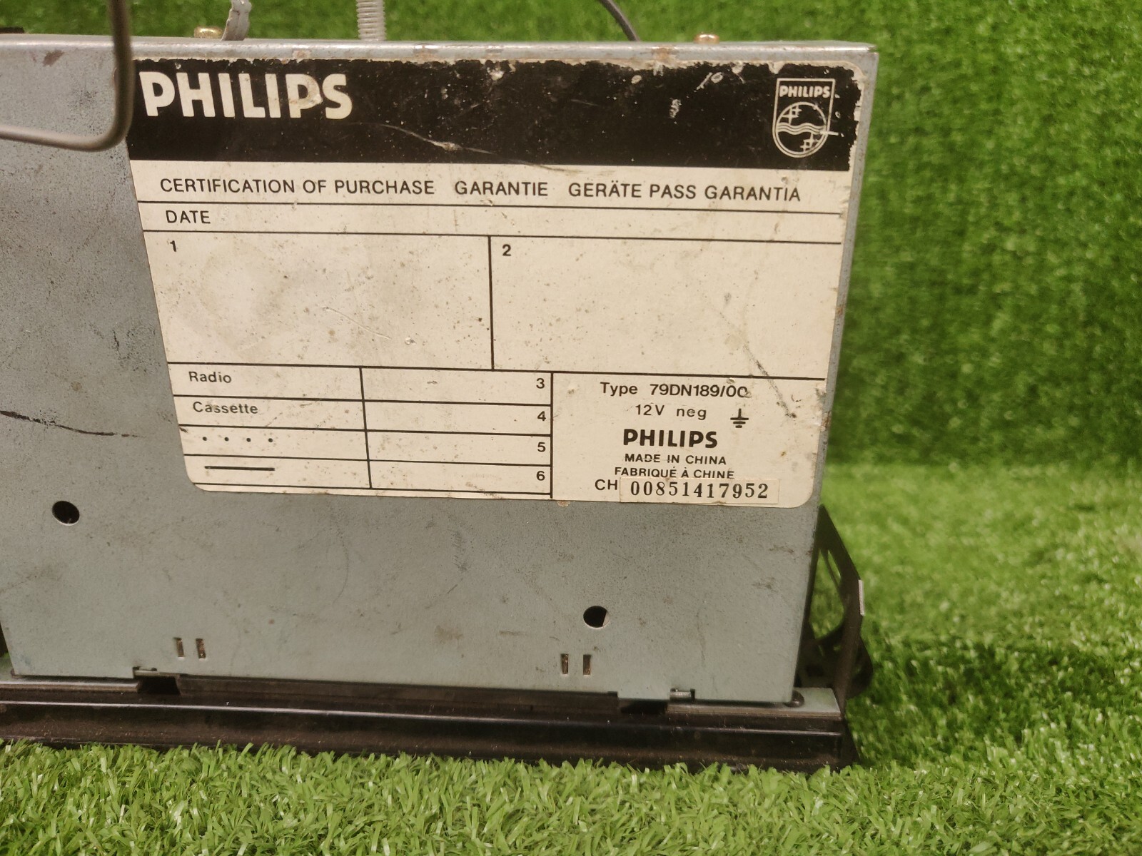 Philips 189 79dn189 79dn18900 79dn189/00 Original Car Radio