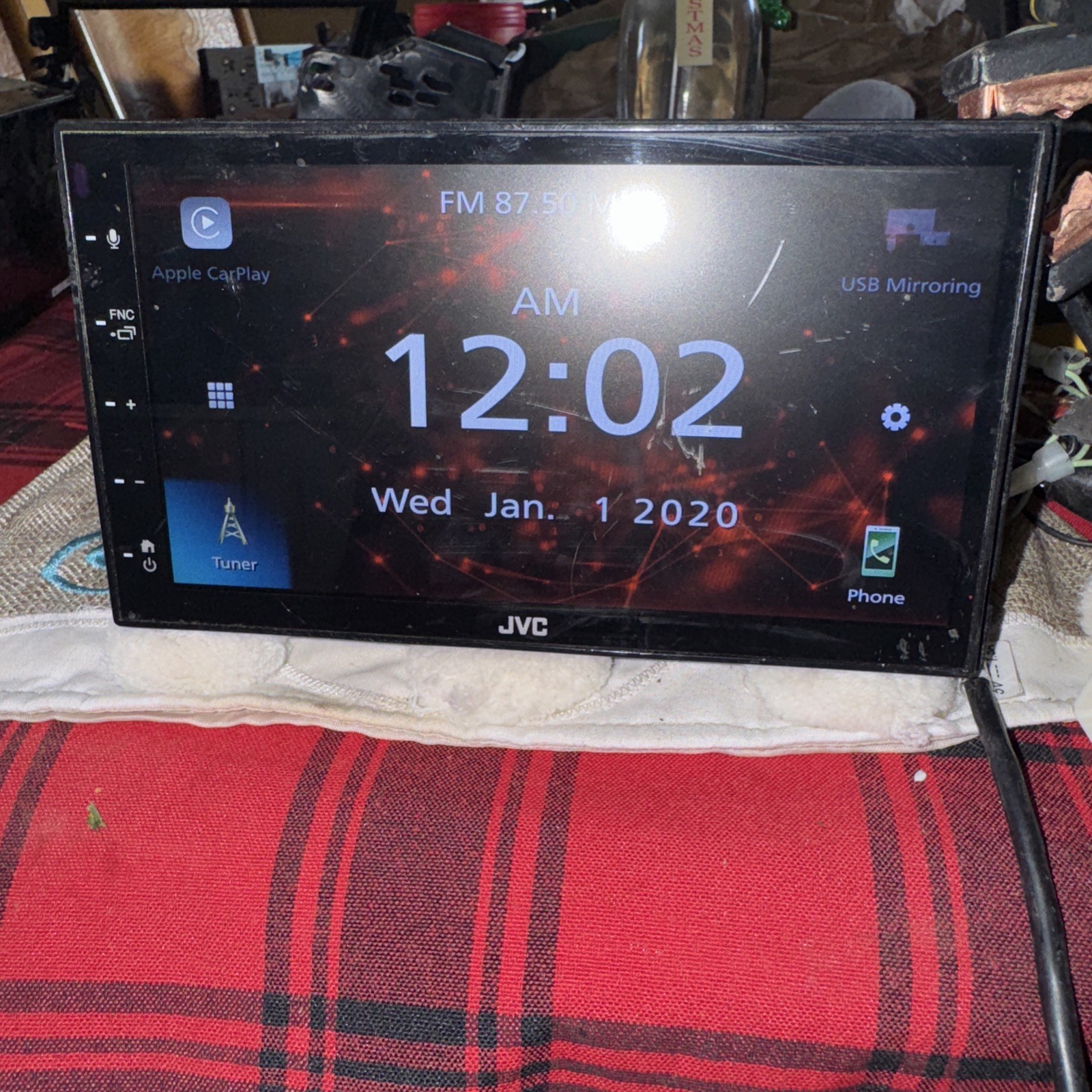 JVC KW-M560BT 6.8″ Bluetooth Digital Media Car Play/Android Receiver+Backup Cam