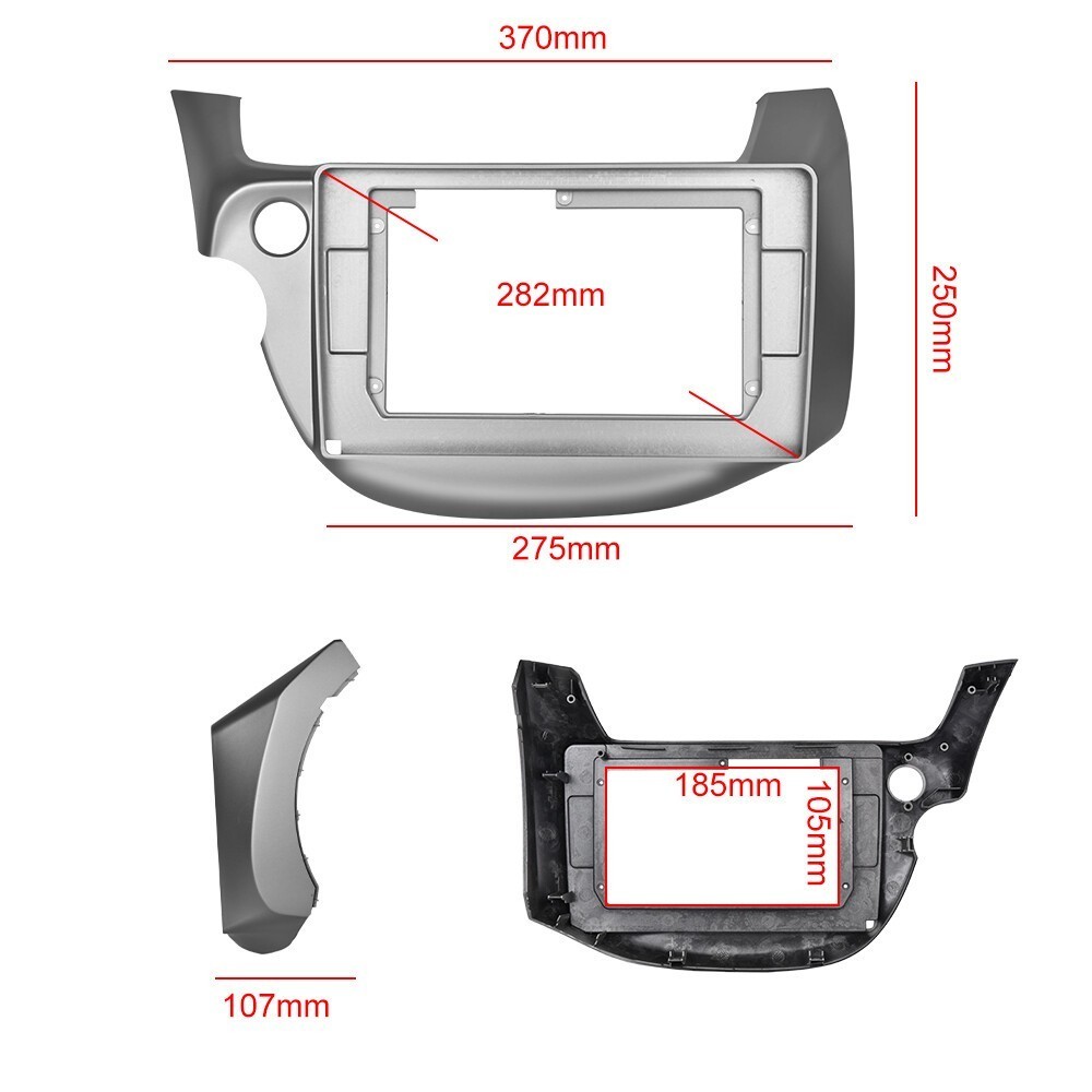 Radio Carplay For 2009-2013 Honda Fit FM RDS Touchscreen Head Unit w/Cam