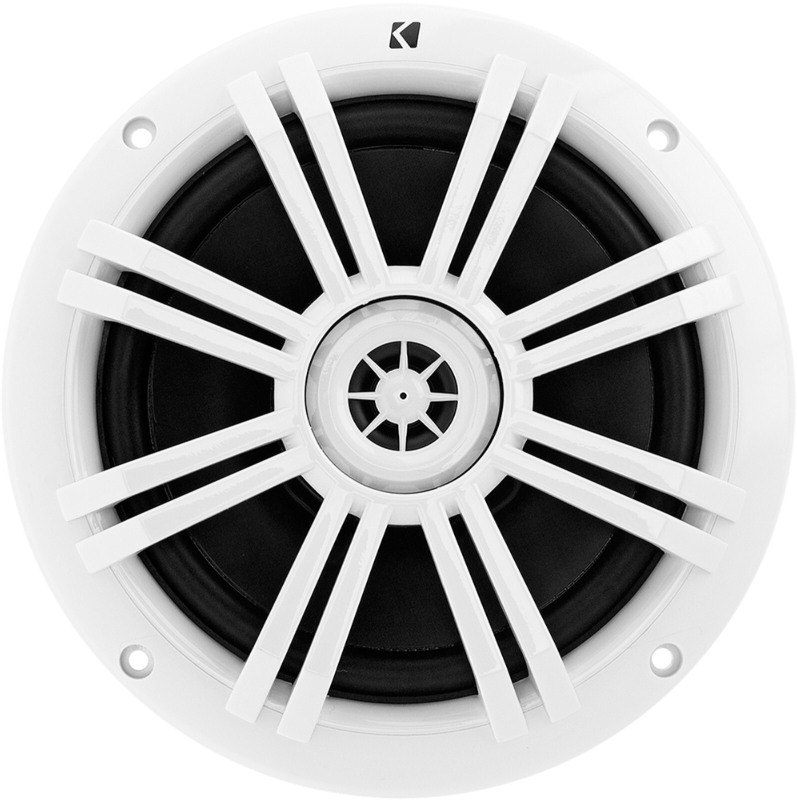 KICKER KMC4 DIGITAL MEDIA RECEIVER MARINE AUDIO PACKAGE+6.5 SPEAKERS 2 PAIRS