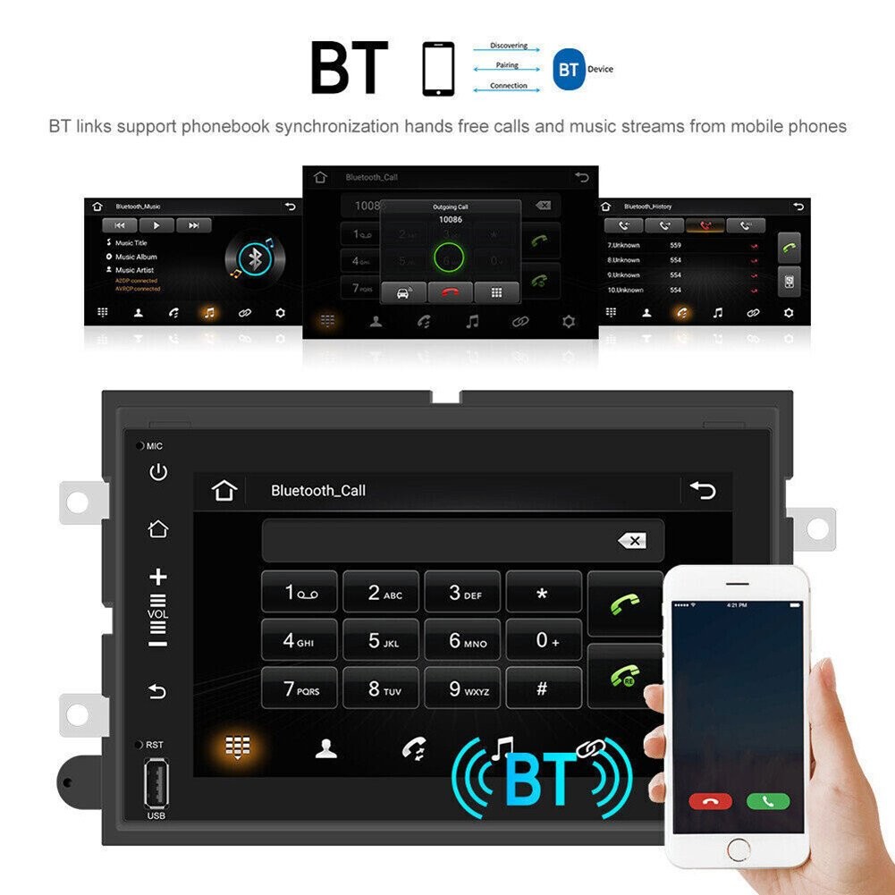 FOR FORD F250 2004-2014 7″ ANDROID 13.0 CARPLAY CAR STEREO RADIO 2+32G GPS NAVI