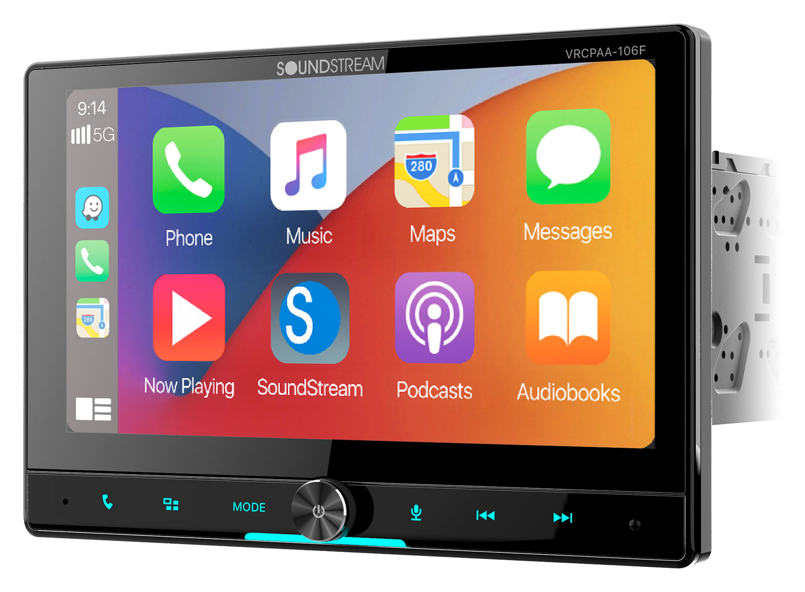 Soundstream VRCPAA-106F 10.6″ Car Monitor Bluetooth/Carplay/Android Receiver