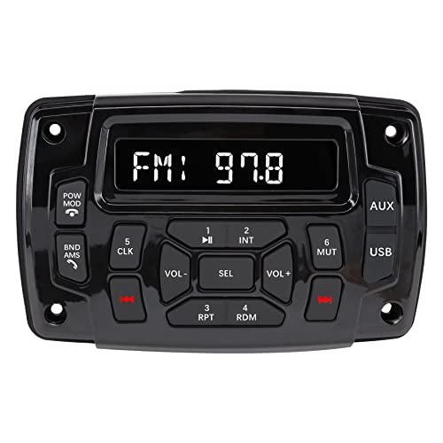 Marine Stereo Audio Radio Bluetooth Car Stereo Receivers Waterproof Player MP3