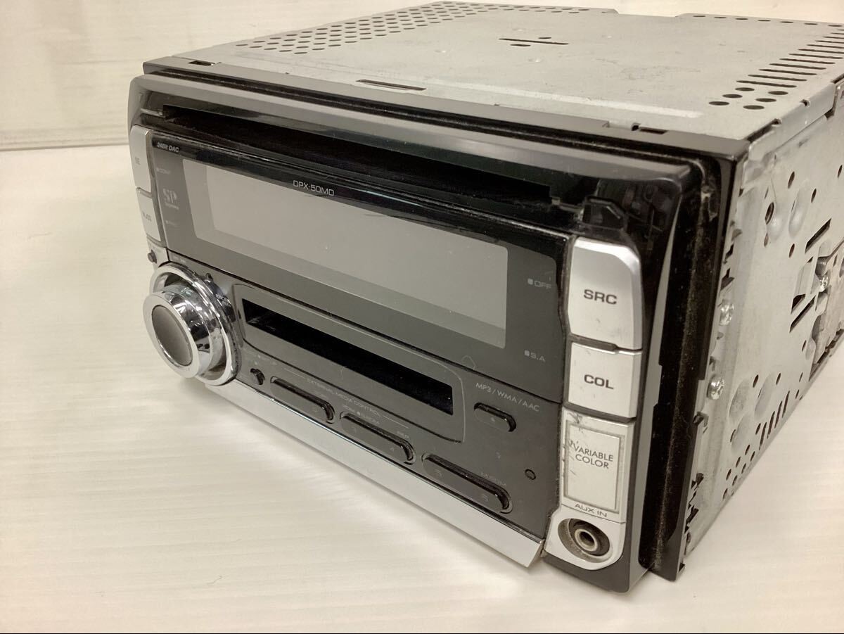 KENWOOD DPX-50MD 2Din Car Audio CD MD MDLP MP3 AUX Player