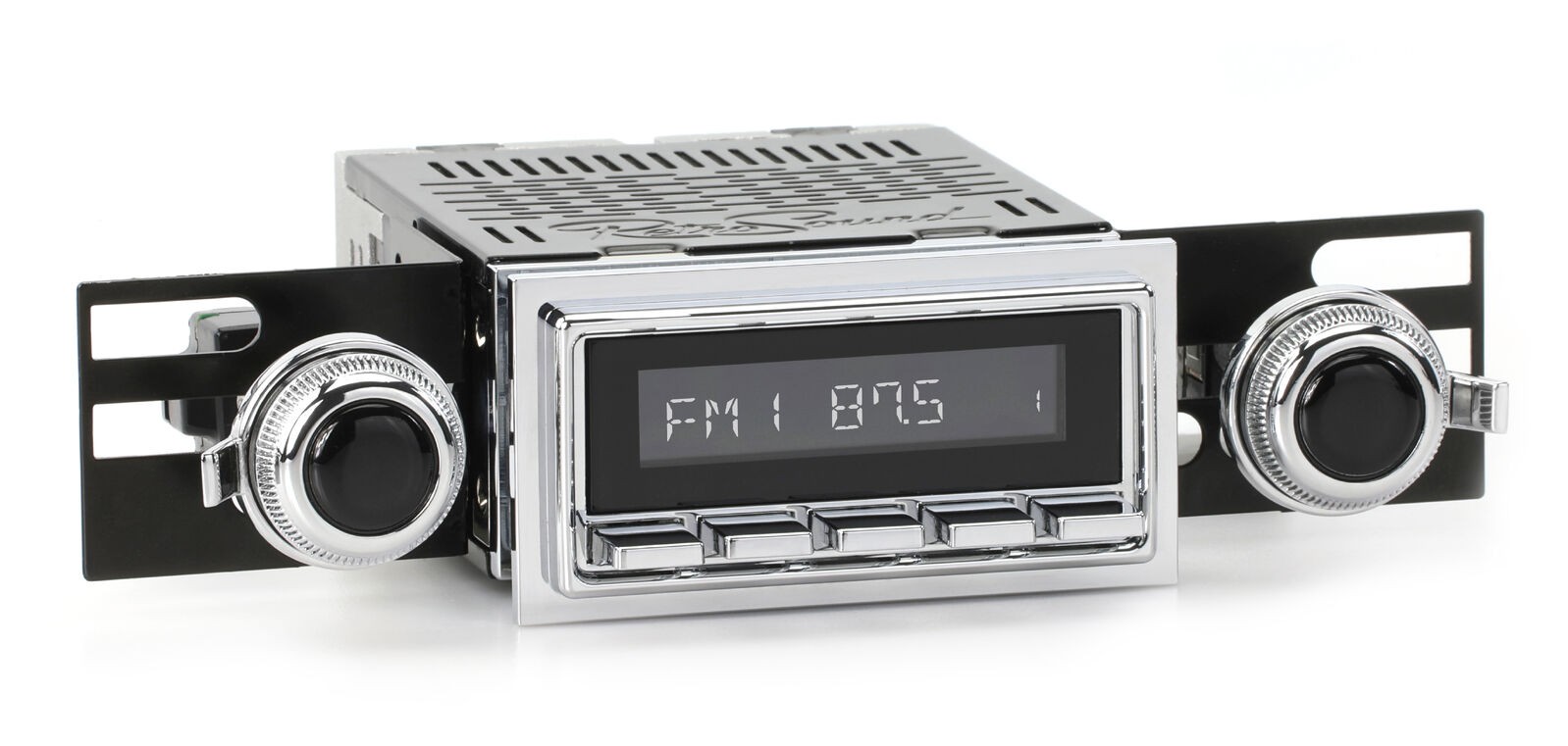 RetroRadio for 1950-65 Porsche 356 w/ Chrome Bezel LC-M6-127-53-73