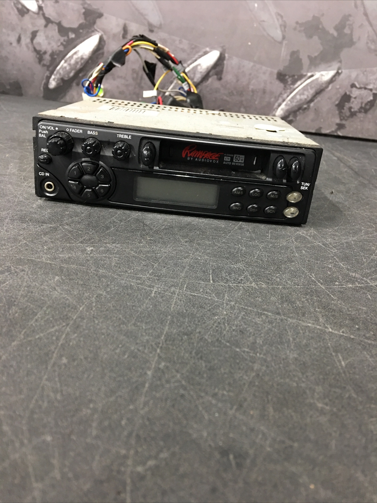 Rampage Audiovox AM/FM MPX Radio Stereo Cassette Player