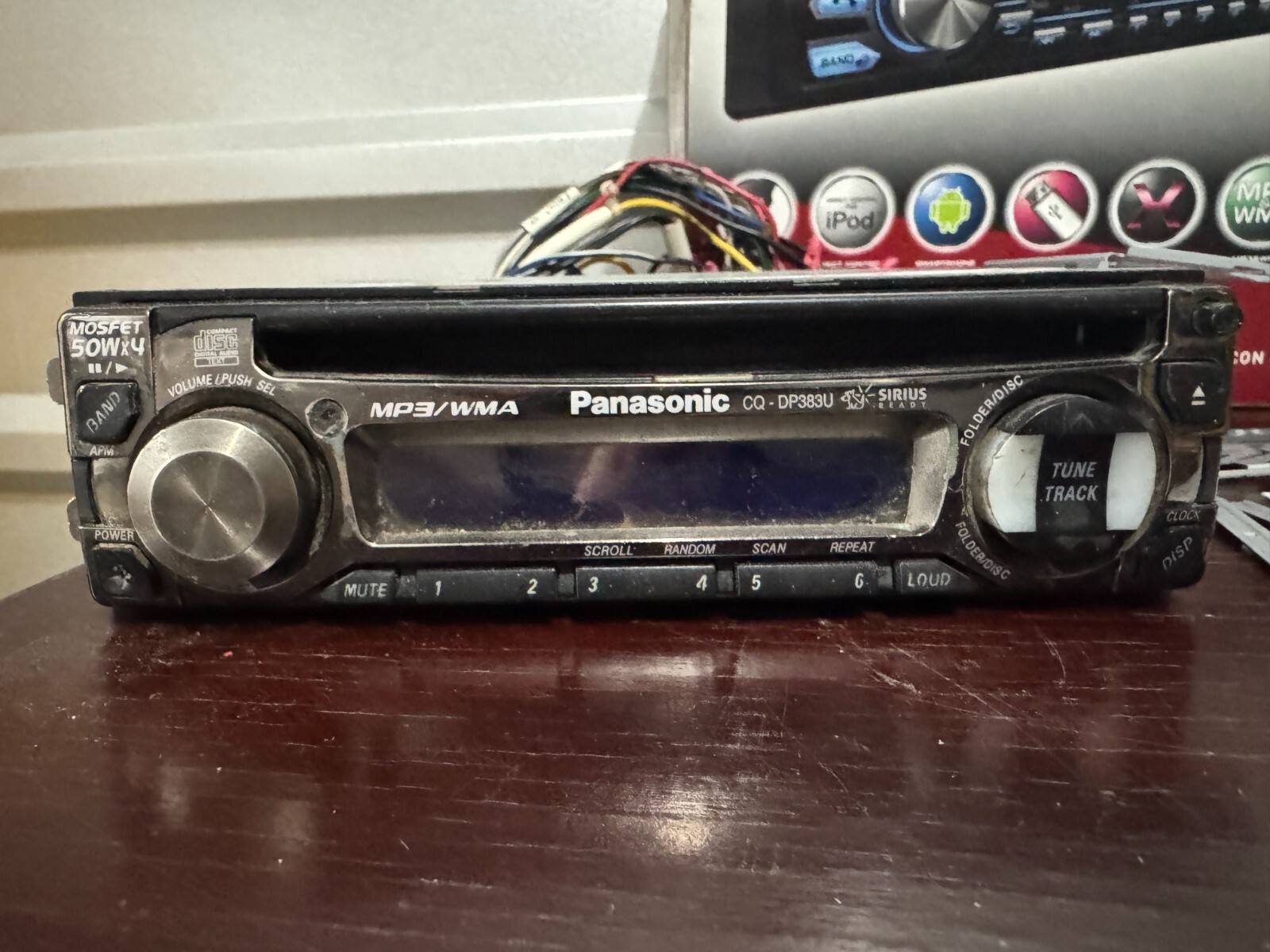 Panasonic CQ-DP383U AM/FM/CD RADIO CAR STEREO CD- NO REMOTE 50Wx4 USED