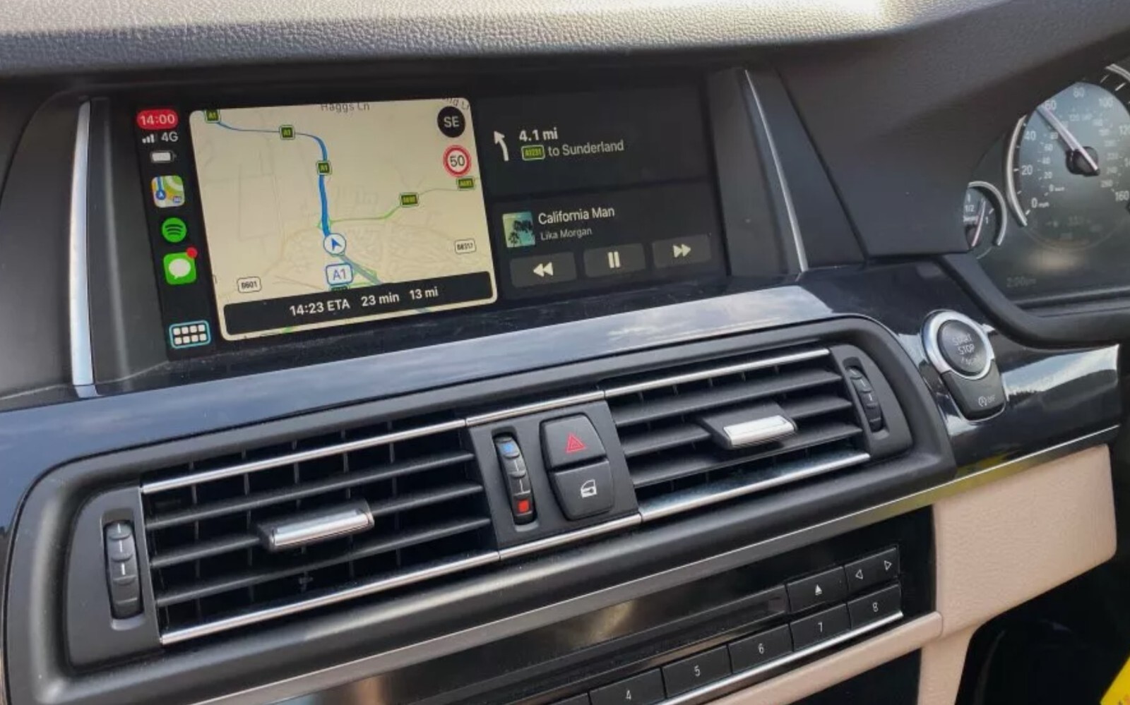 BMW 5er F10 EVO ID6 HDD GPS navigation upgrade set with carplay +touch ecu, UK