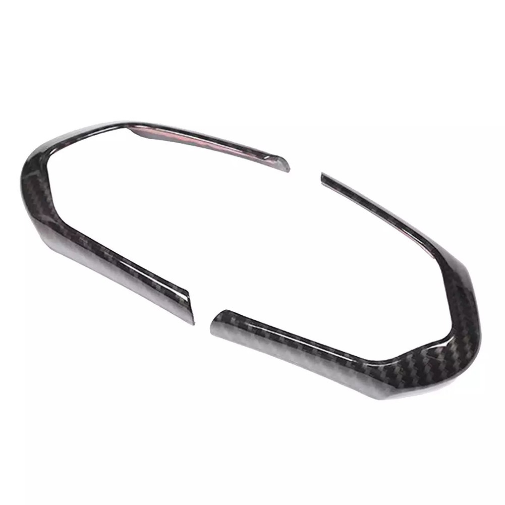 Car Carbon Fiber Steering Wheel Button Switch Trim Covers For BMW for M3 F80 F82
