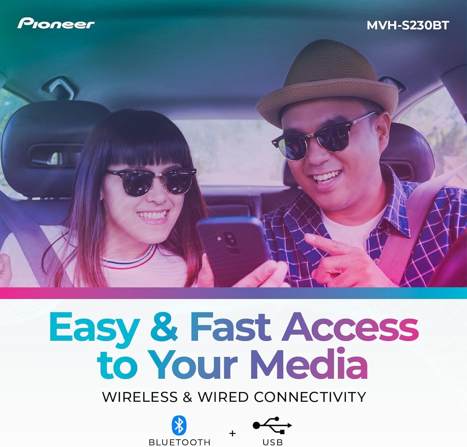 In-Dash Digital Media Receiver – Bluetooth & USB – Ultimate Car Audio Experience