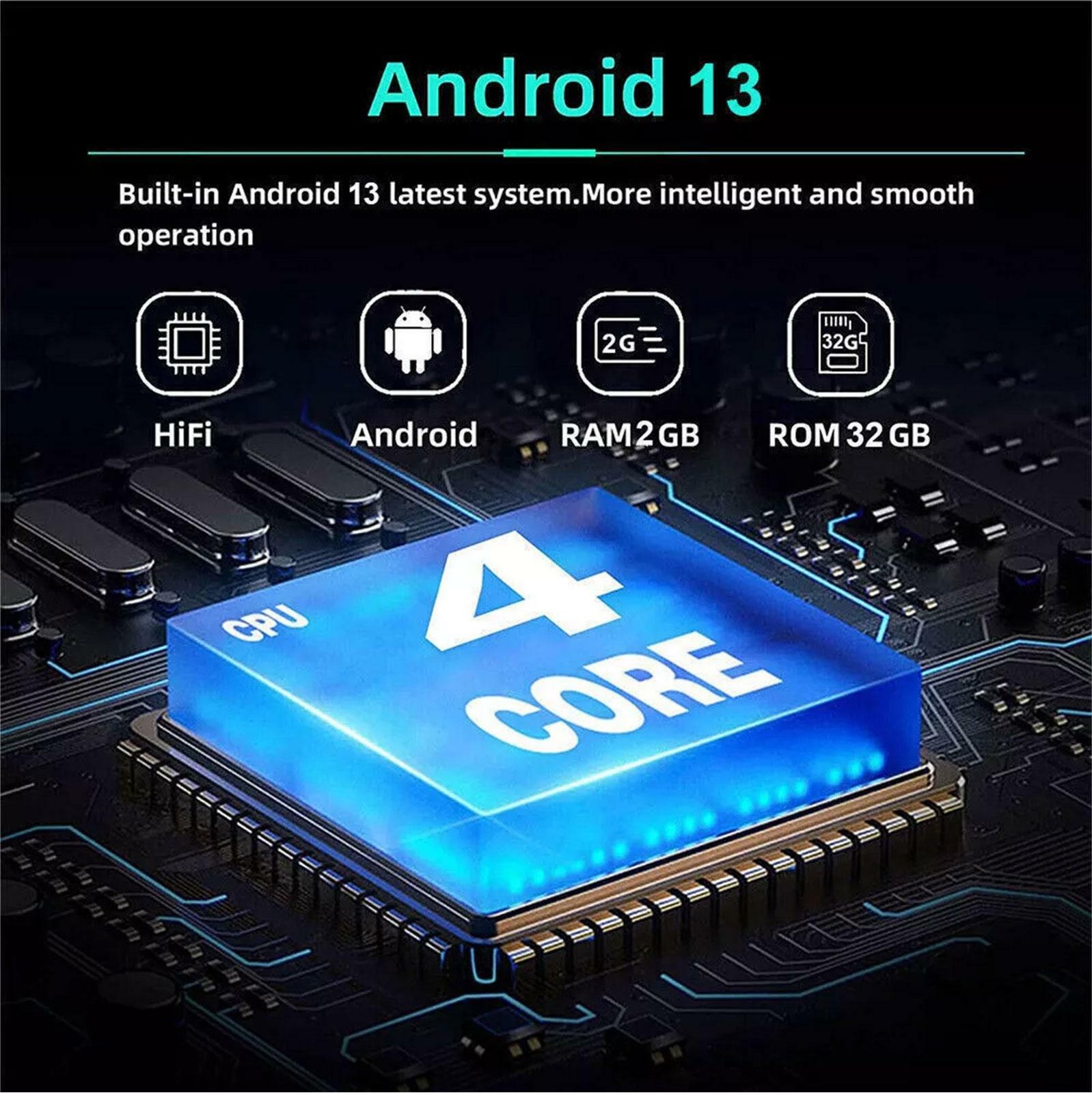 Android 13 For Ford F-150 F150 2004-2008 Carplay Car Radio GPS Headunit Display