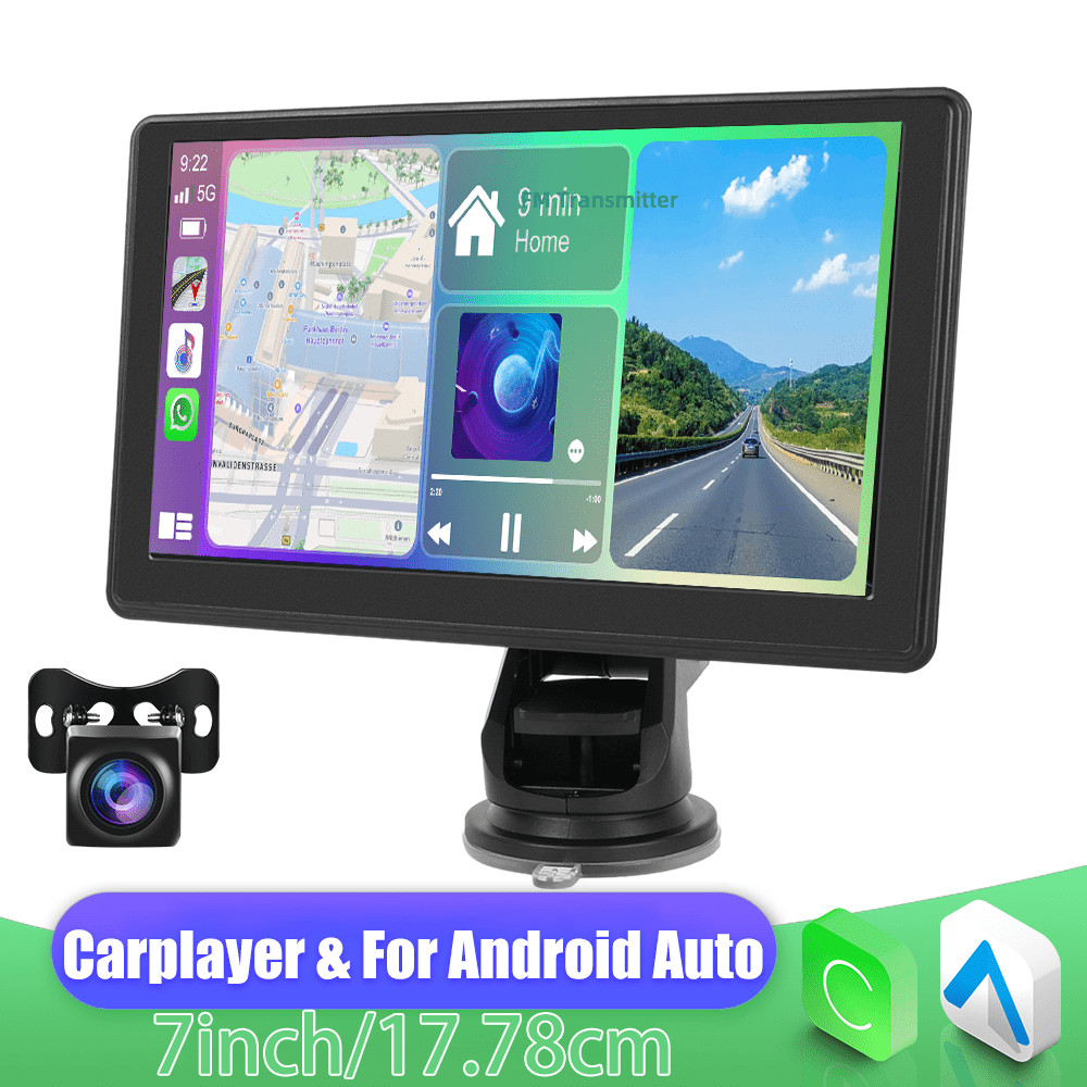 7″ portable smart player wireless car player Android Auto car stereo camera