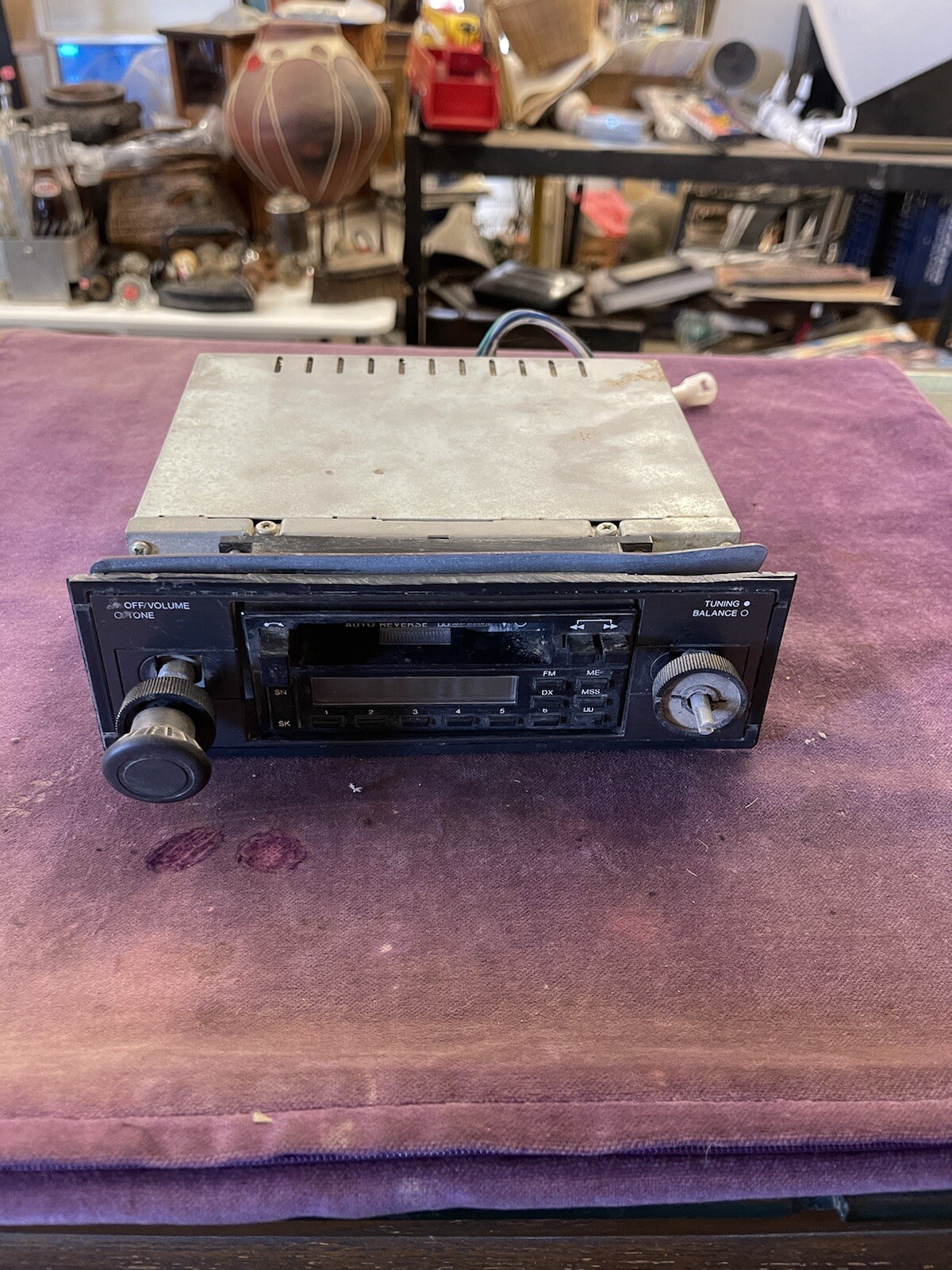 Vintage Original Grundig Car Radio UC-455 Cassette Stereo AM/FM Auto