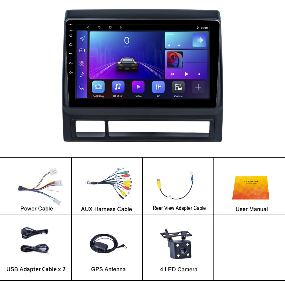 For Toyota Tacoma 2005-2015 Car Radio Stereo Android 13.0 Carplay GPS Head Units