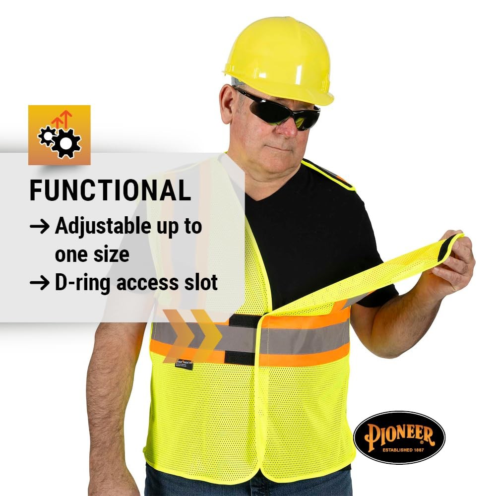 Hi Vis Flame Resistant Vest For Men and Women – Self-Extinguishing FR Mesh – …