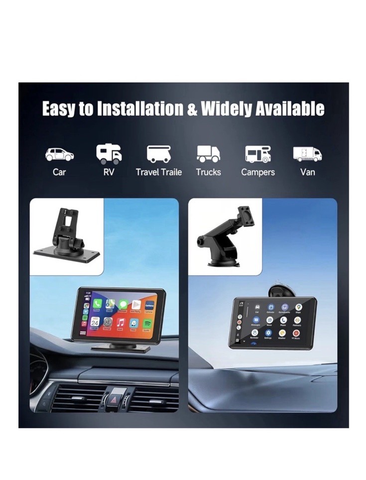 Q9S Wireless Smartscreen Stereo – CarPlay and Android Auto