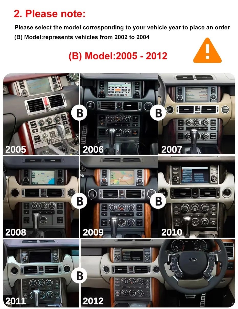 10.25″ Vertical Android Radio For Land Range Rover V8 L322 2005-2012 4+46GB