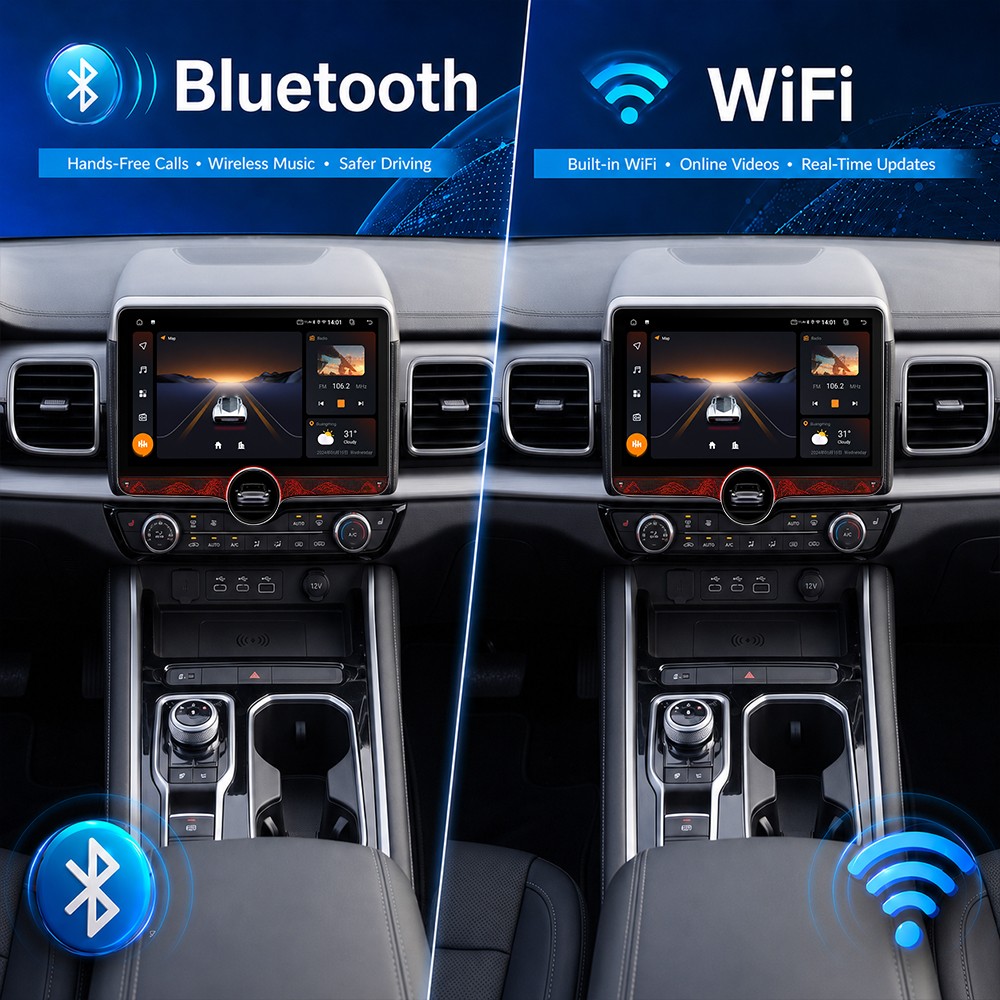 Double Din 10.1″ Car Stereo Android 15 Apple CarPlay Head Unit Radio Navigation