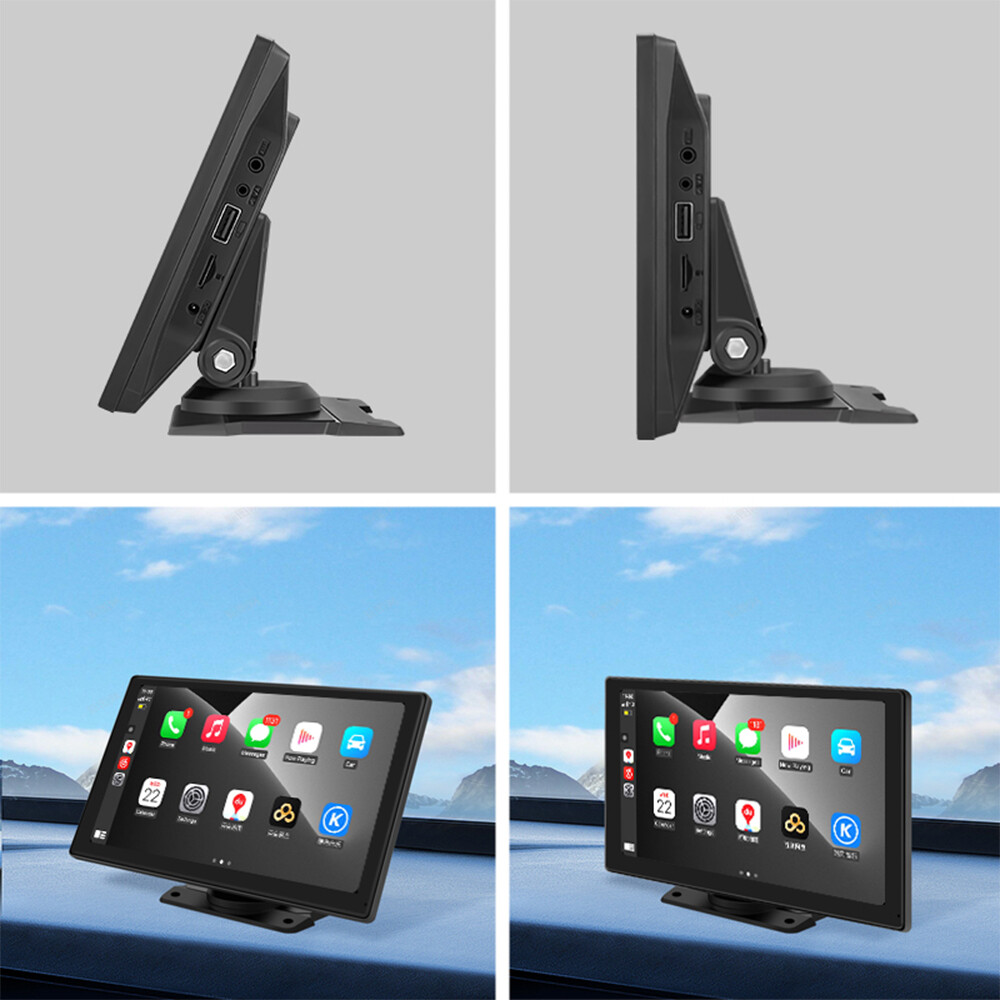 Full Touch Screen Wireless Carplay Android auto Bluetooth 9″ Portable Car Stereo