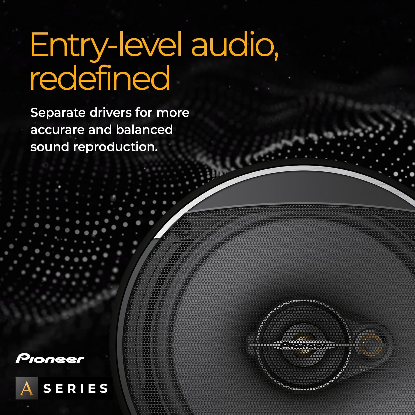 6.5” 3-Way Car Speakers Pair TS-A1671F 320W Max Balanced Sound Smooth Treble