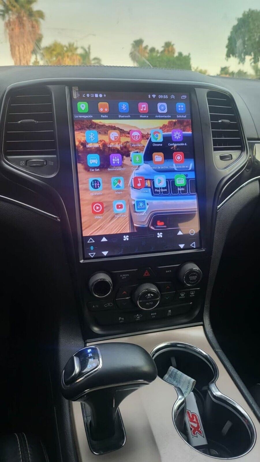12.8″ Android Car Radio For 2014-2020 Jeep Grand Cherokee Carplay Stereo HD GPS