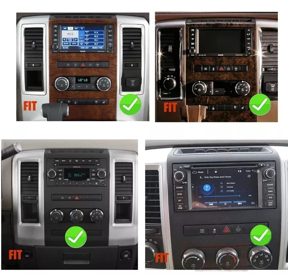 12.1″ For Dodge Ram 2008-2012 Android Car Radio Stereo GPS Navi Carplay 8G+128GB