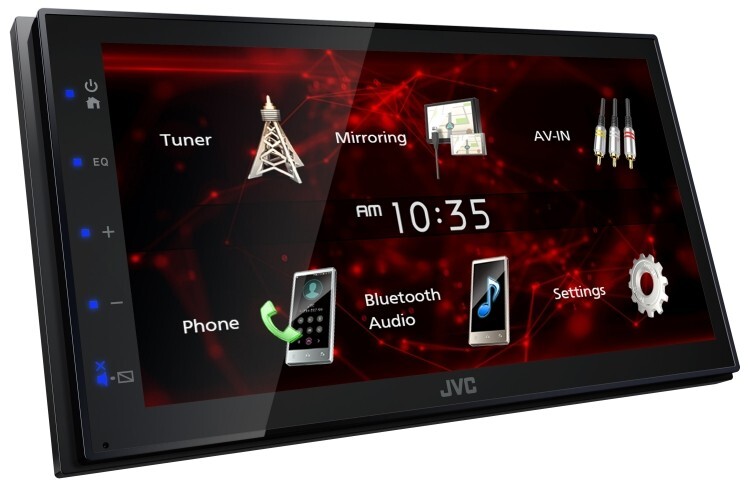 New JVC KW-M180BT 6.8″ DOUBLE DIN CAR RADIO BLUETOOTH /USB MIRRORING FOR ANDROID