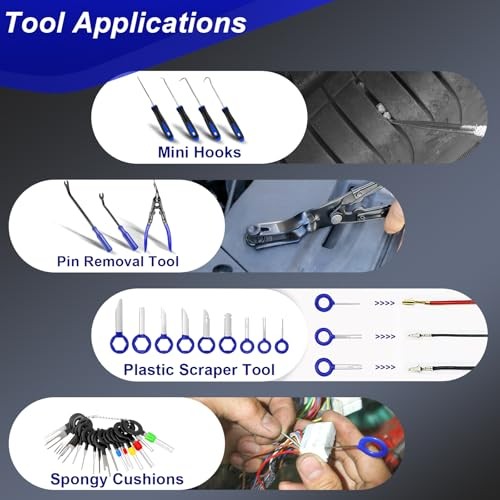 238Pcs Trim Removal Tool,Fastener Remover Blue-238pcs Trim Removal Tools
