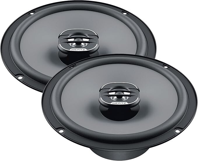 HERTZ X-165 6.5″ 2-Way Coaxial Car Audio Speakers (Pair) 220W Peak Power, 4 Ohm