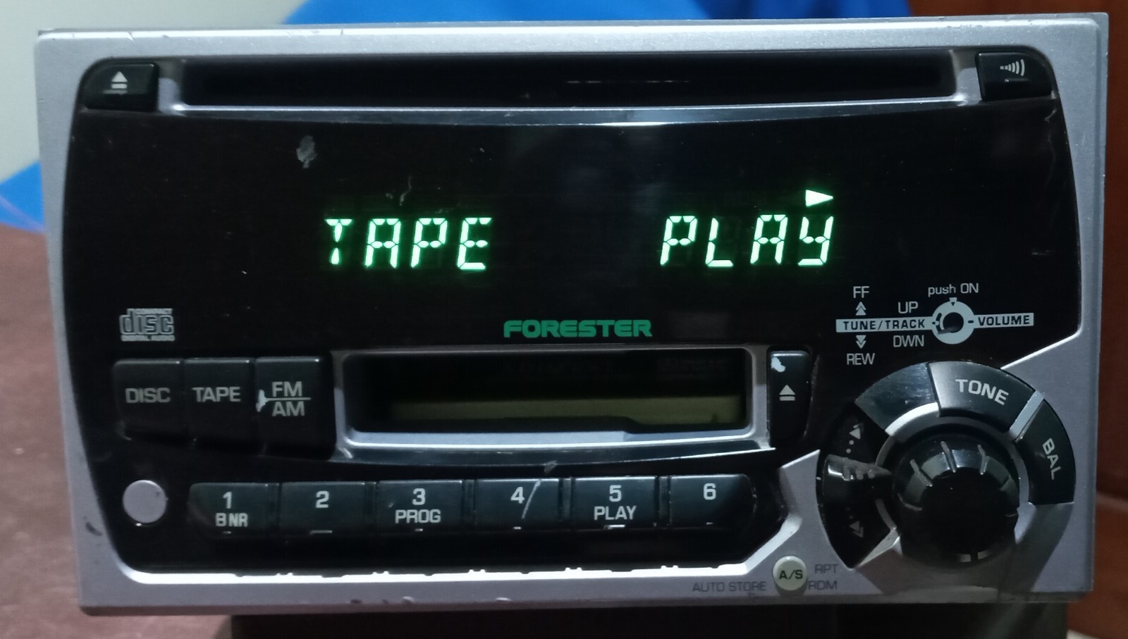 Clarion ADDZEST SUBARU FORESTER Cassette CD Radio old school rare classic JDM