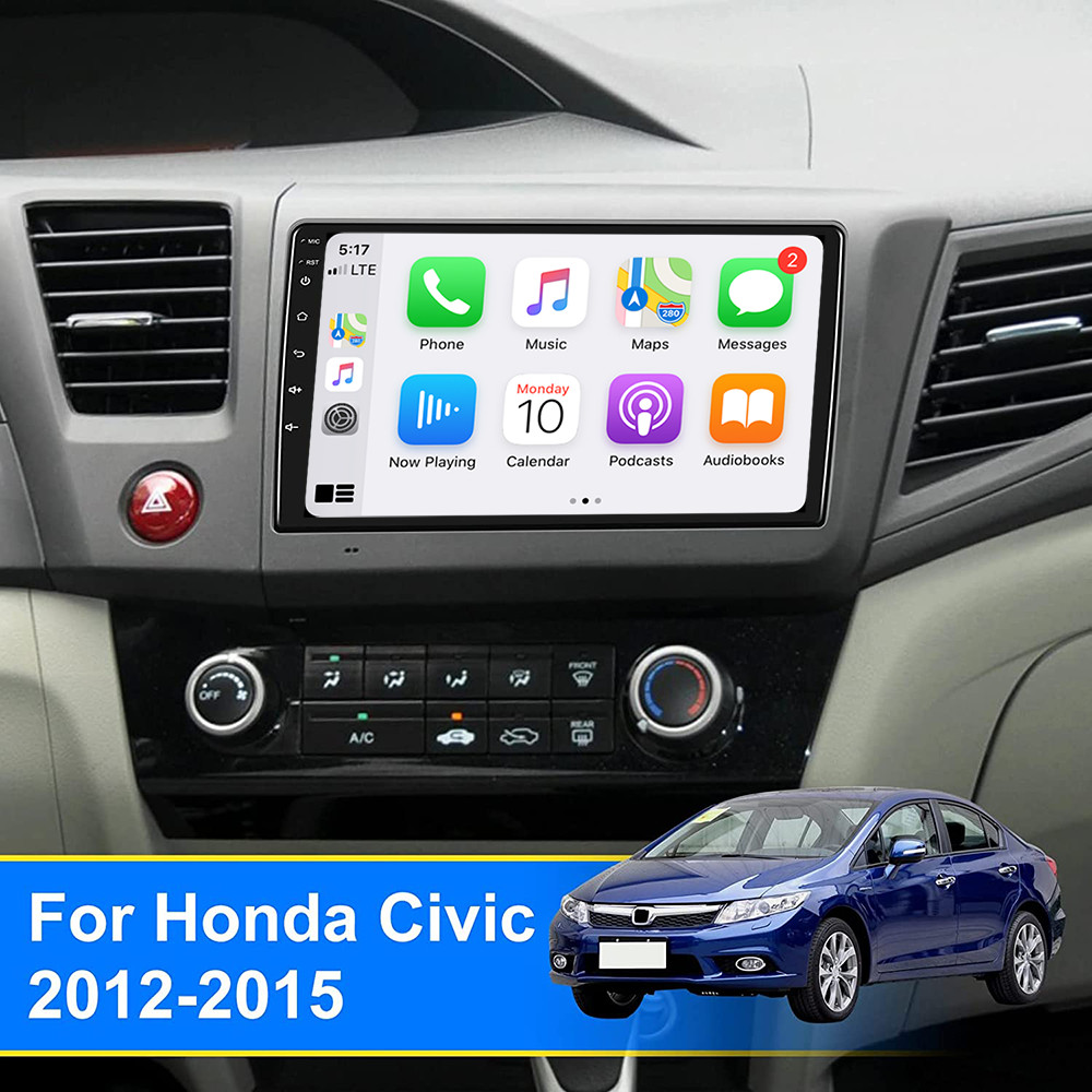 For 2012-2015 Honda Civic Apple Carplay Android 12.0 Car Stereo Radio GPS WIFI