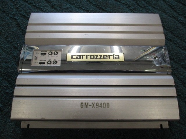 Carrozzeria GM-X9400 Class A Power Amplifier High Output Audio Working Confirmed